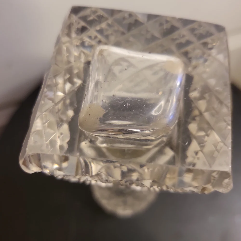 Antique Cut Crystal Bud Vase 6" - Picture 9 of 10